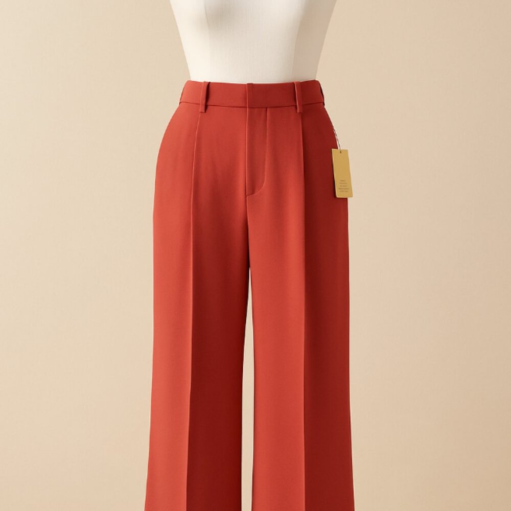 Aritzia Wilfred Effortless Pants NWT – Size 8 Short, High Rise Wide Leg Crepette